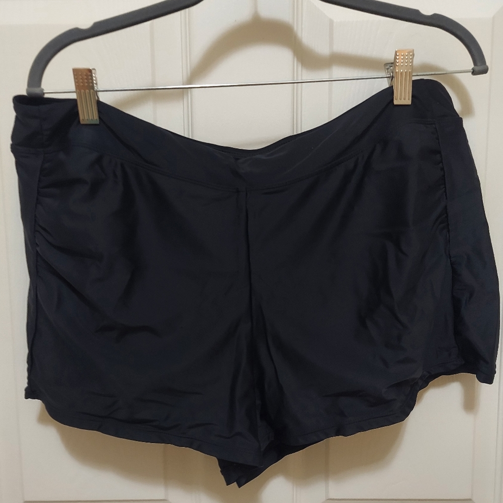 Time and tru black swim shorts size xl